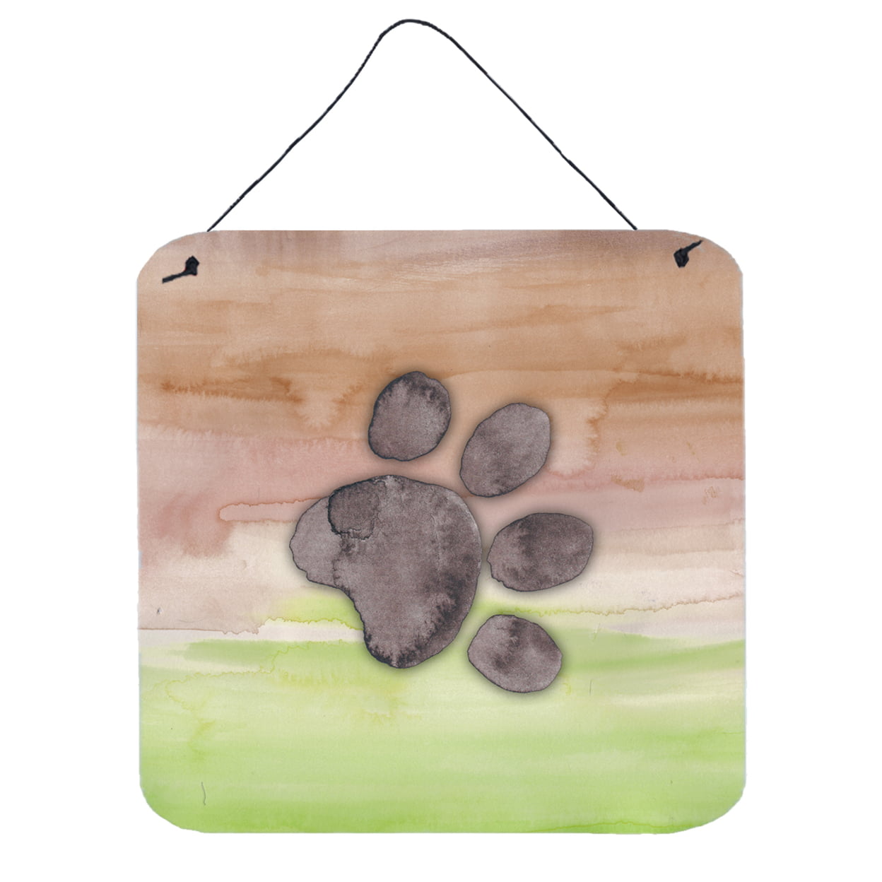 Dog Paw Watercolor Wall or Door Hanging Prints