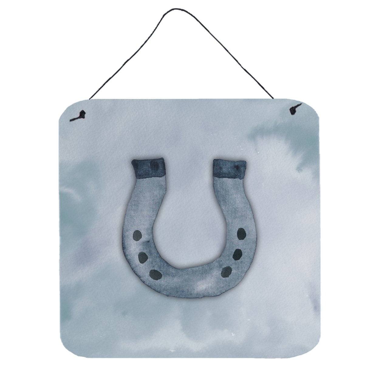 Horseshoe Watercolor Wall or Door Hanging Prints