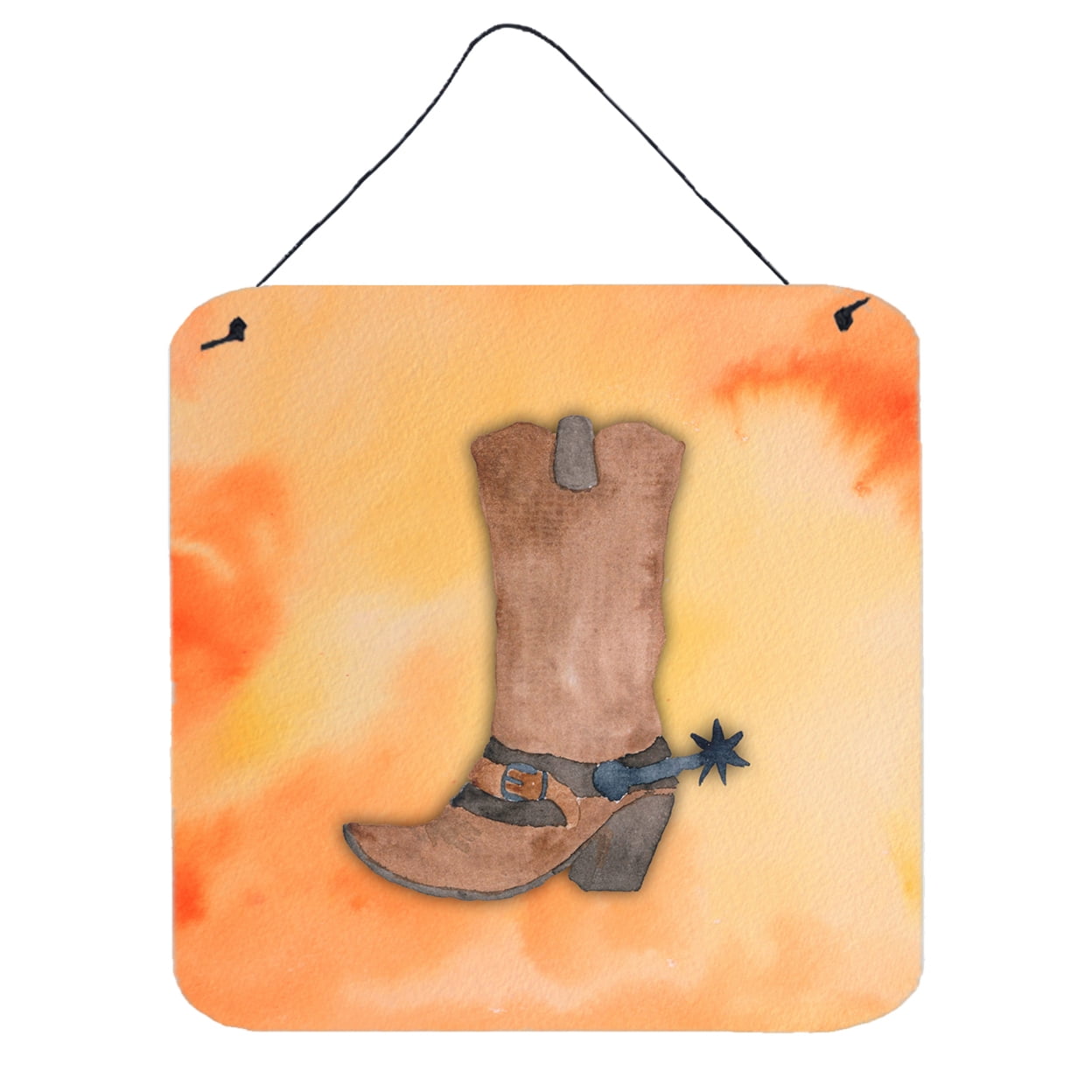 Cowboy Boot Watercolor Wall or Door Hanging Prints