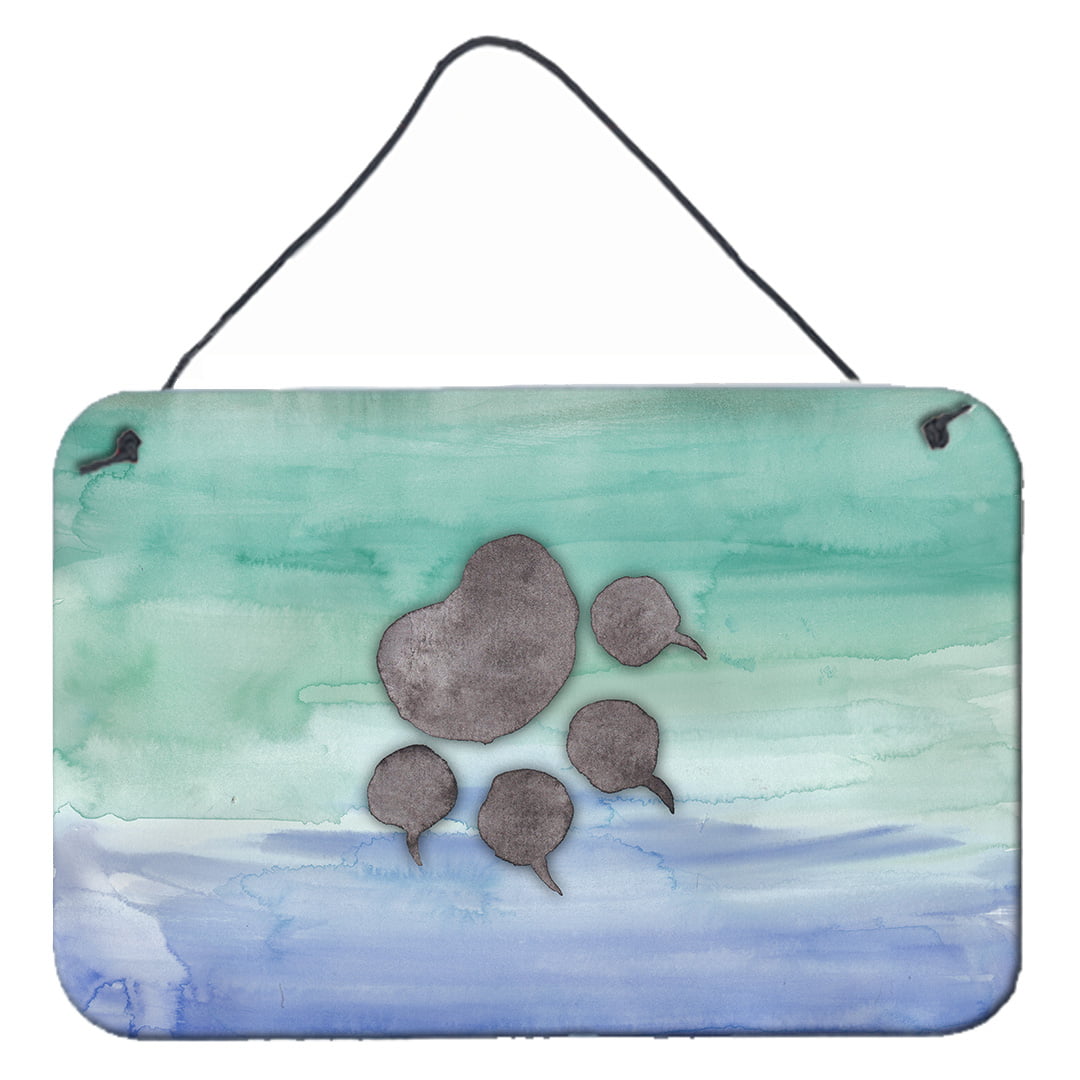 Cat Paw Watercolor Wall or Door Hanging Prints