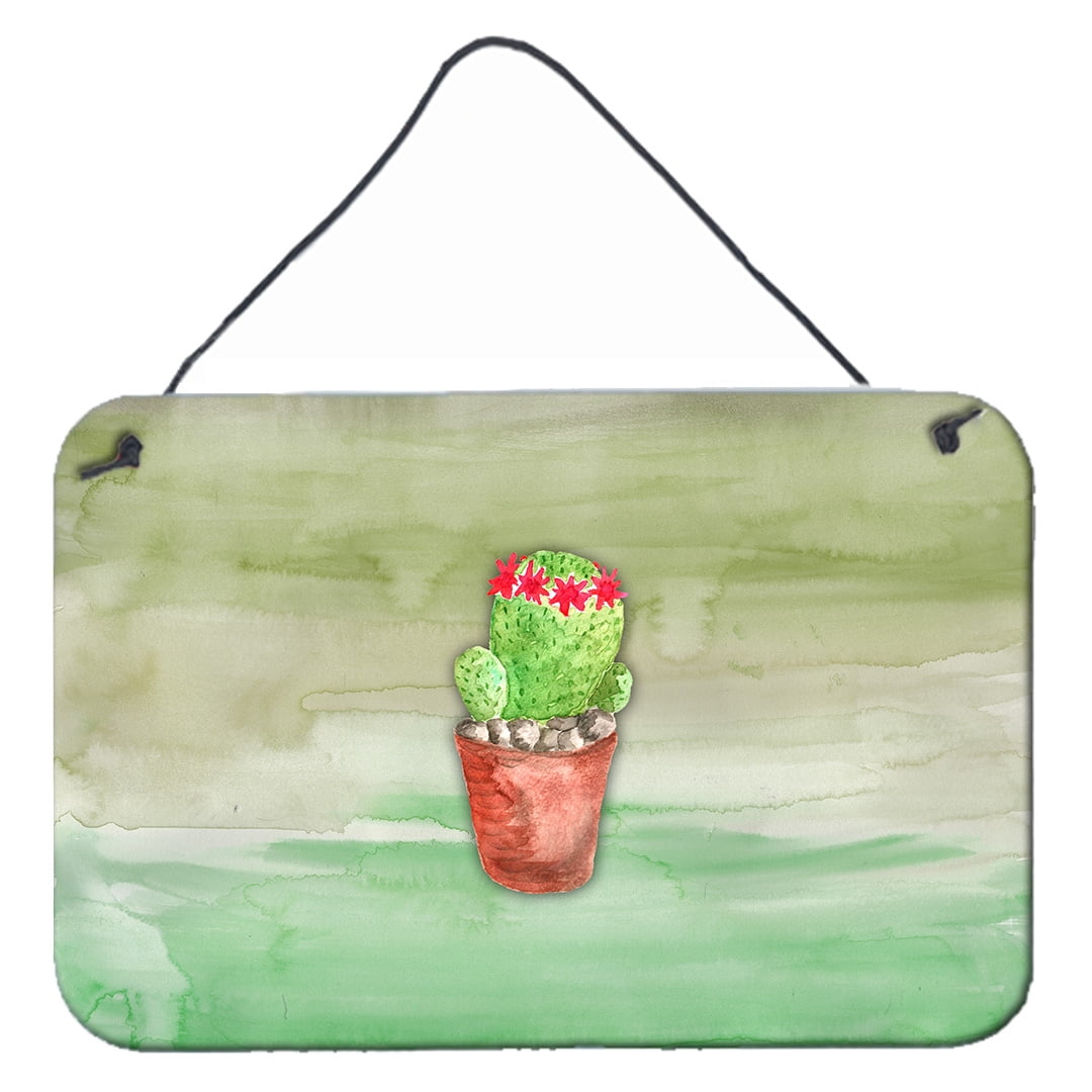 Cactus Green Watercolor Wall or Door Hanging Prints