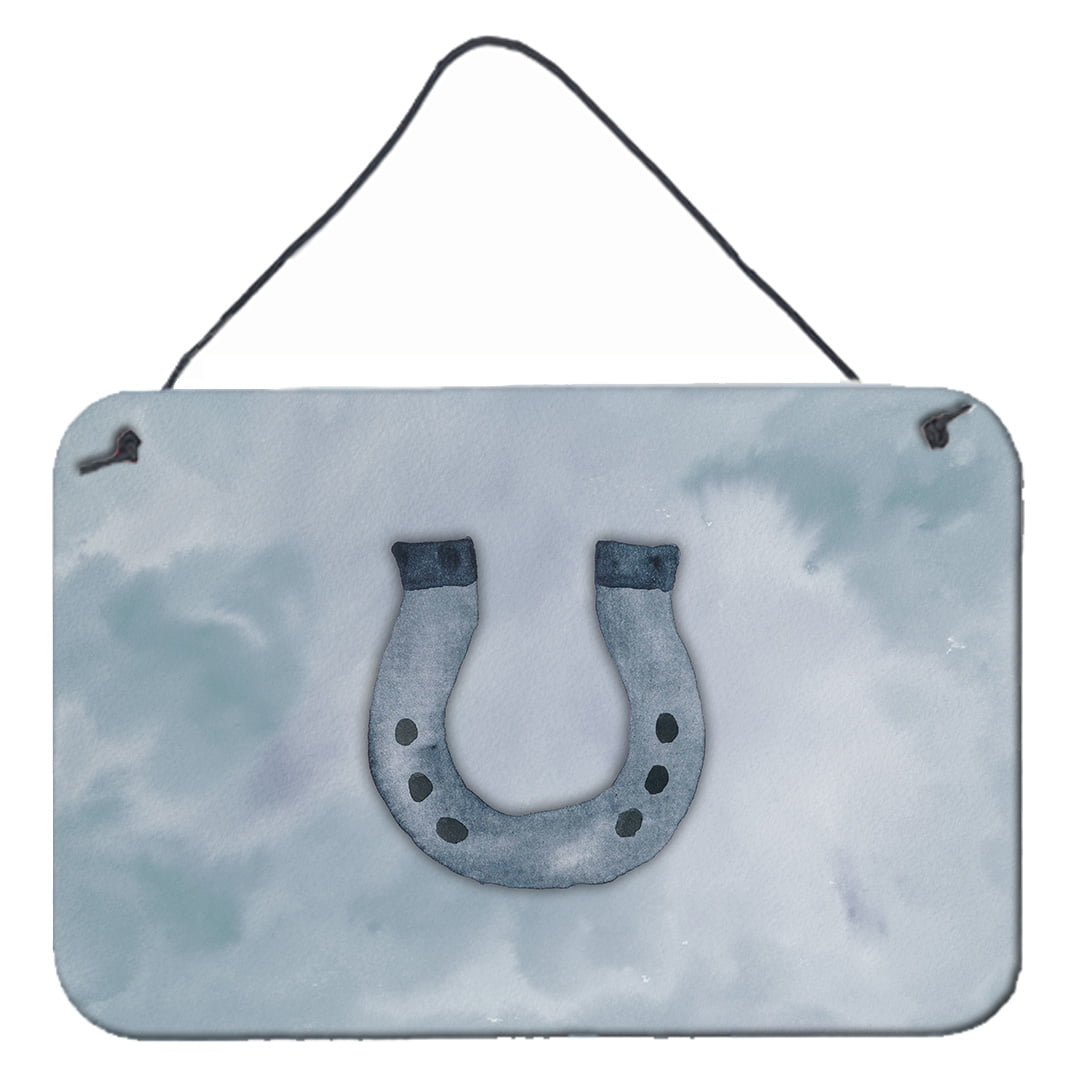Horseshoe Watercolor Wall or Door Hanging Prints