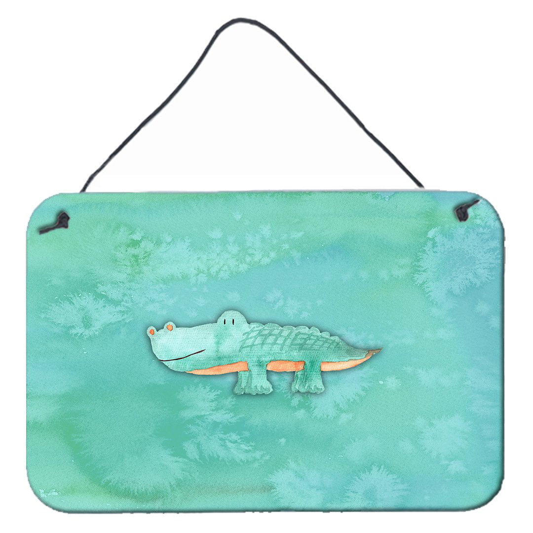 Alligator Watercolor Wall or Door Hanging Prints