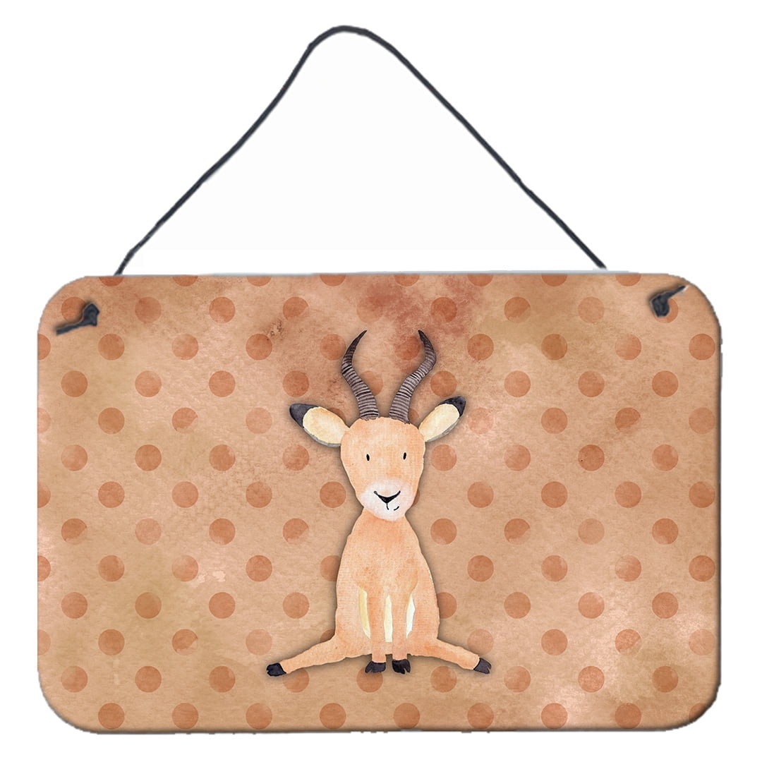 Polkadot Antelope Watercolor Wall or Door Hanging Prints
