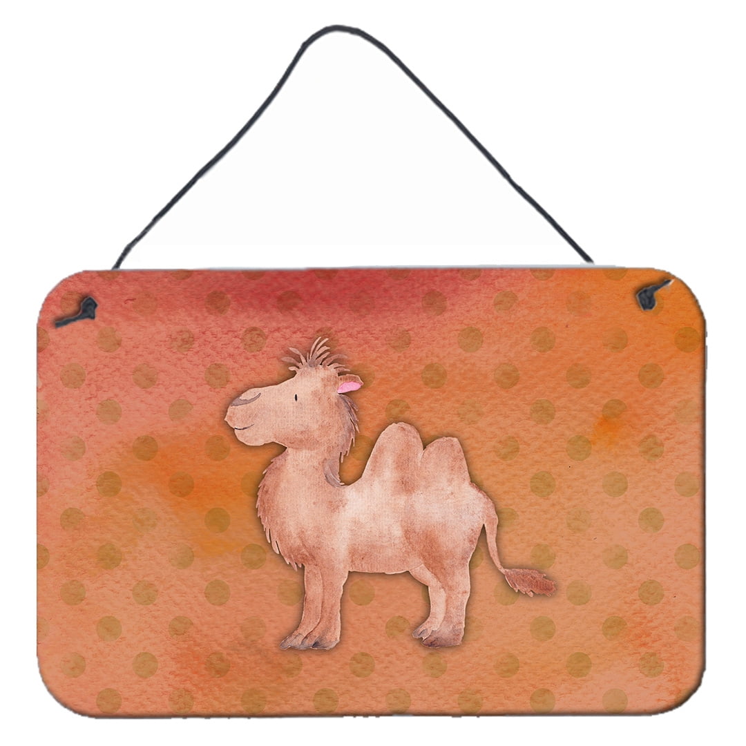 Polkadot Camel Watercolor Wall or Door Hanging Prints