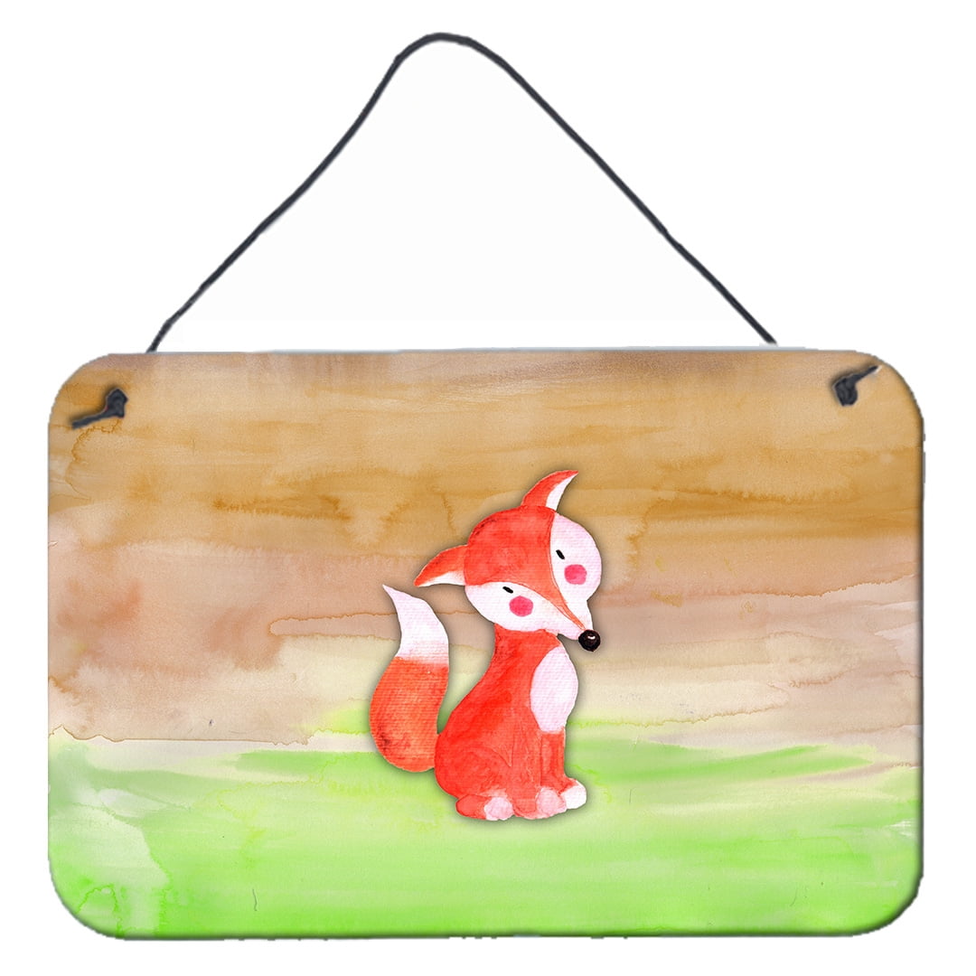 Fox Watercolor Wall or Door Hanging Prints