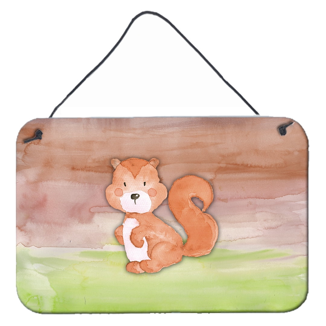 Squirrel Watercolor Wall or Door Hanging Prints