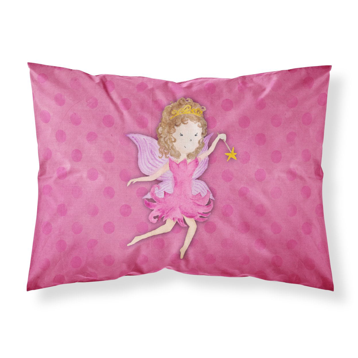 Picture of Carolines Treasures BB7406PILLOWCASE Fairy Princess Watercolor Fabric Standard Pillowcase