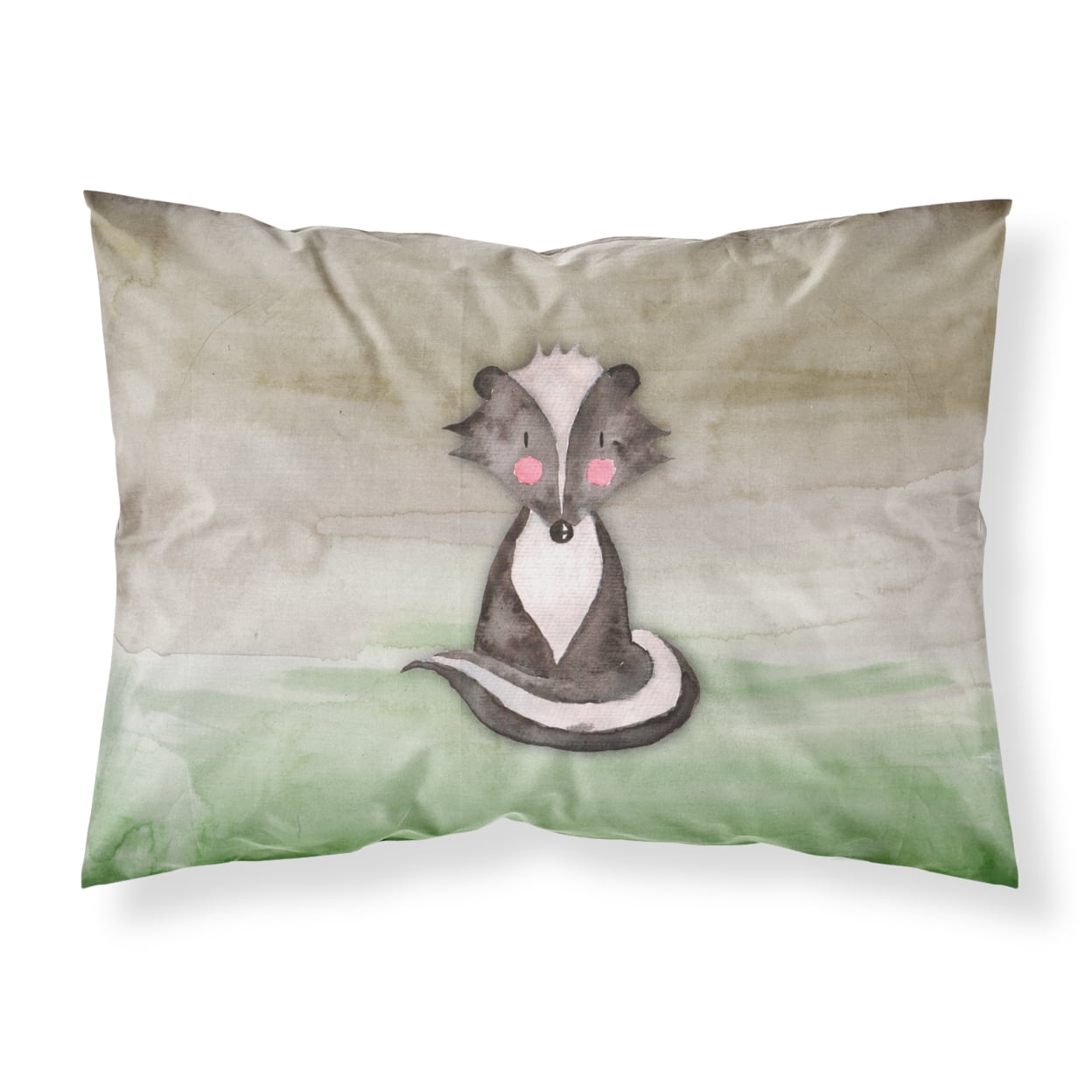 BB7440PILLOWCASE Badger Watercolor Fabric Standard Pillowcase