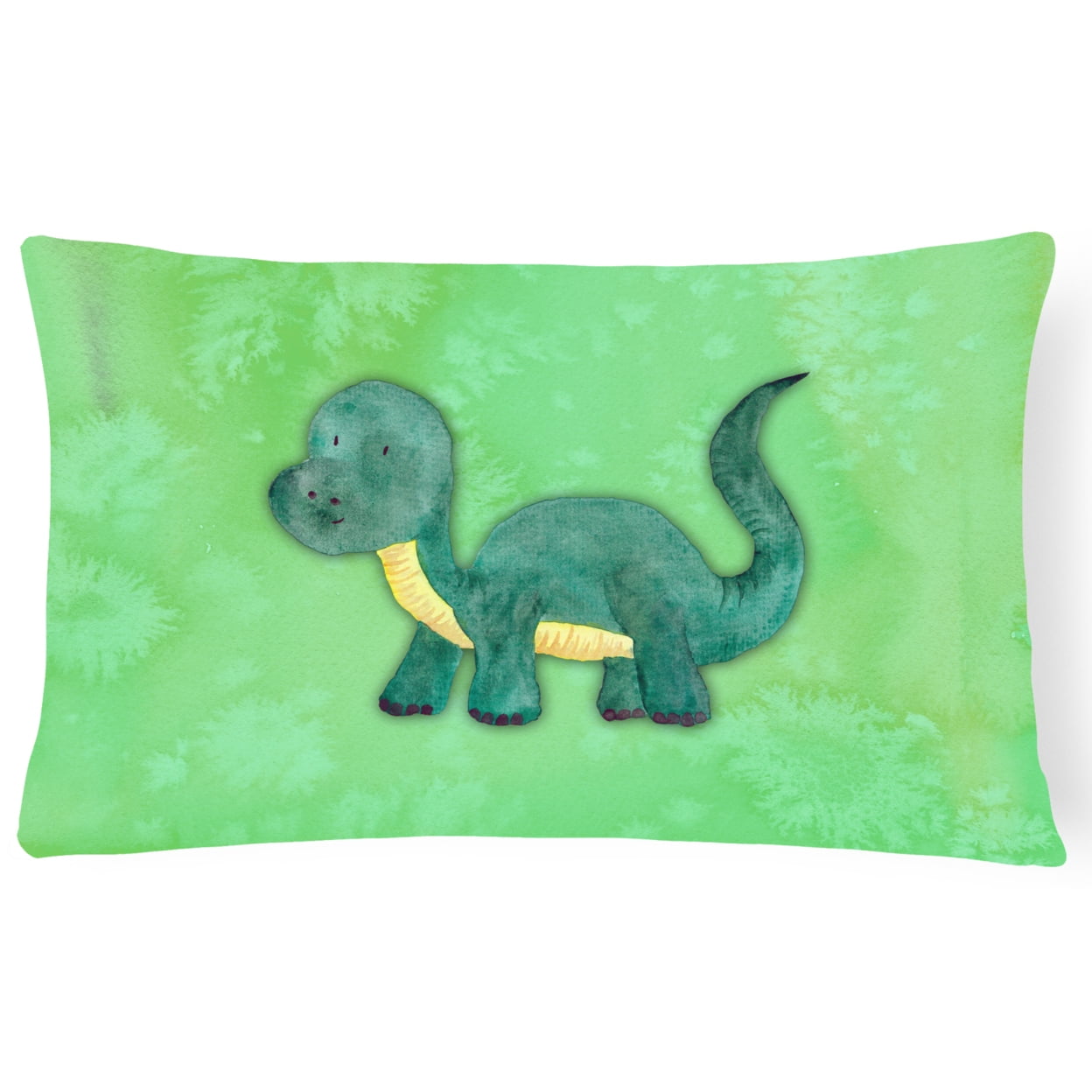 Brontosaurus Watercolor Canvas Fabric Decorative Pillow