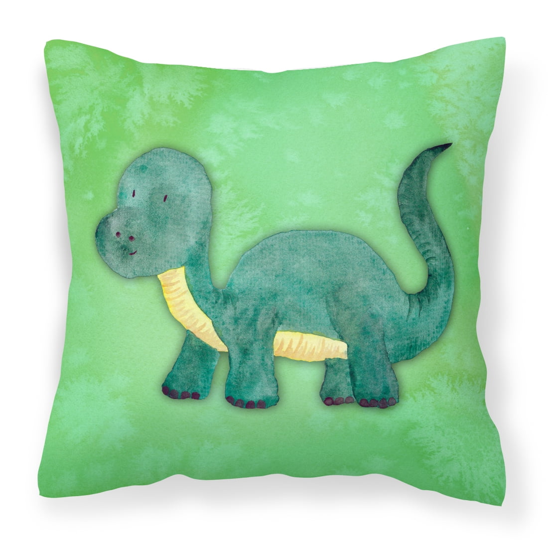 Picture of Carolines Treasures BB7404PW1414 Brontosaurus Watercolor Fabric Decorative Pillow