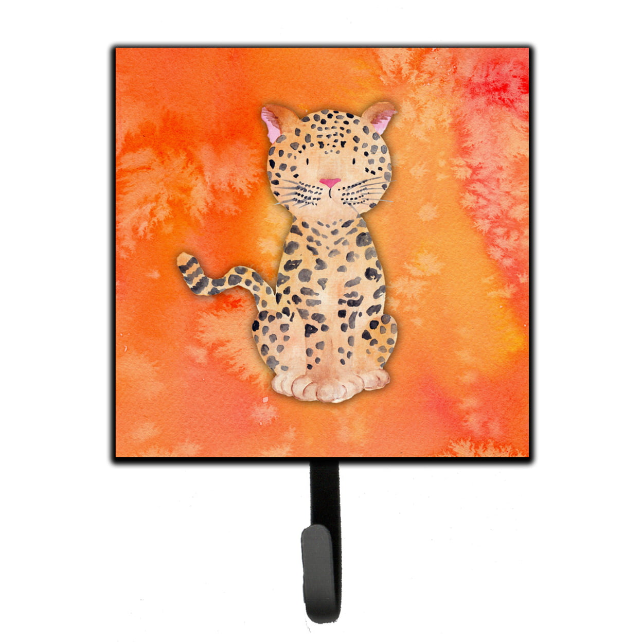 Leopard Watercolor Leash or Key Holder