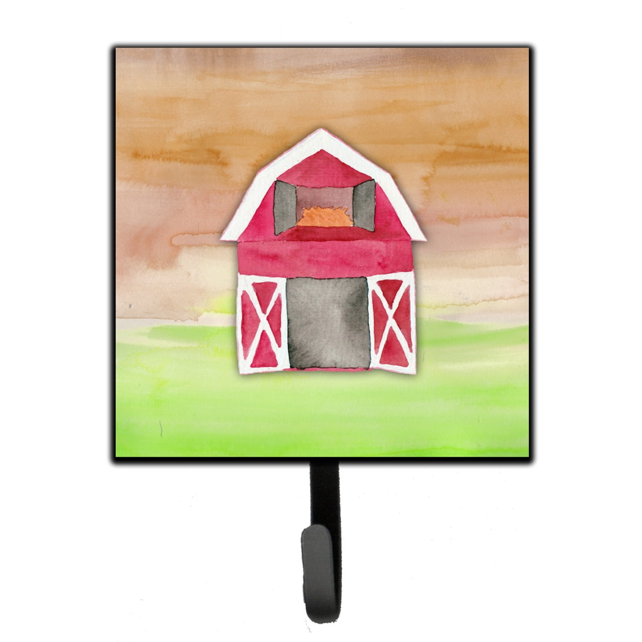 Barn Watercolor Leash or Key Holder