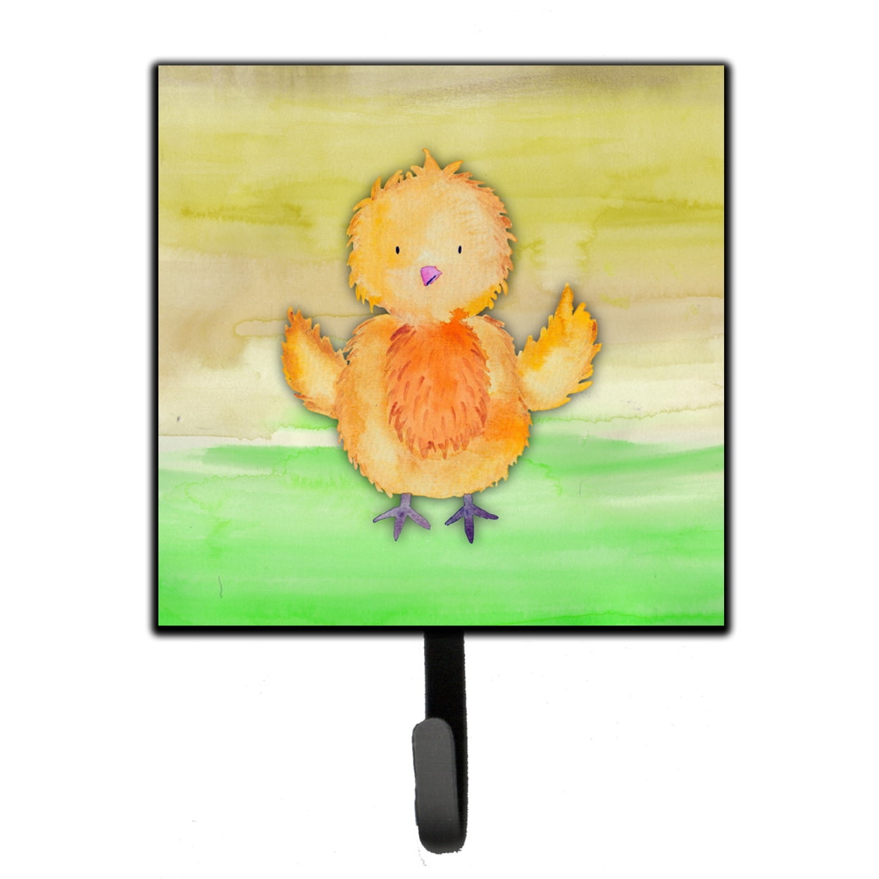 Chicken Watercolor Leash or Key Holder