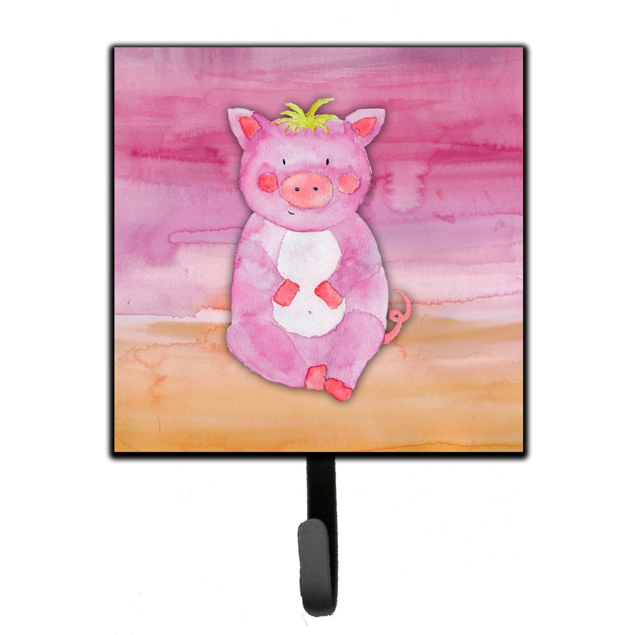 Picture of Carolines Treasures BB7416SH4 Pig Watercolor Leash or Key Holder