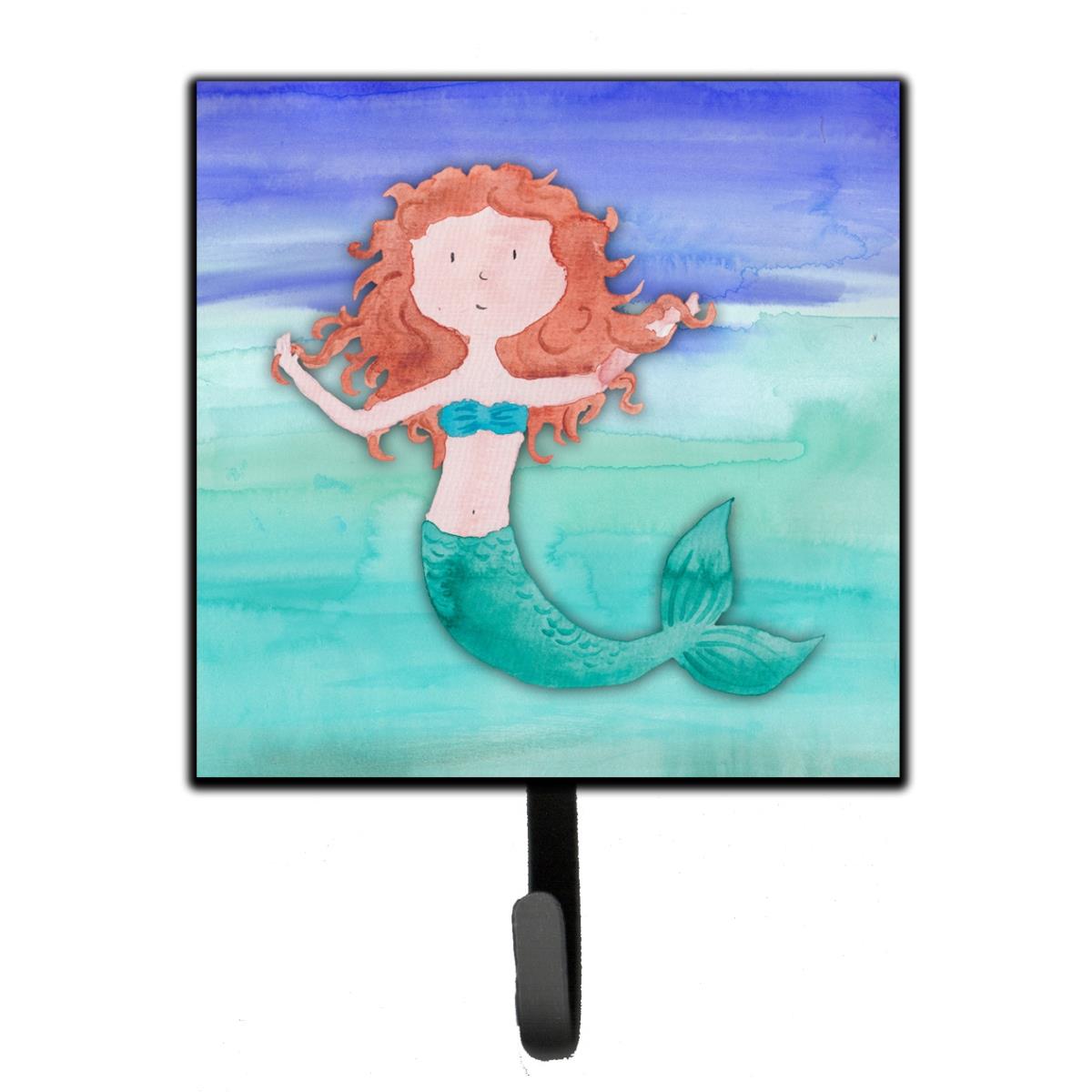 Picture of Carolines Treasures BB7421SH4 Ginger Mermaid Watercolor Leash or Key Holder