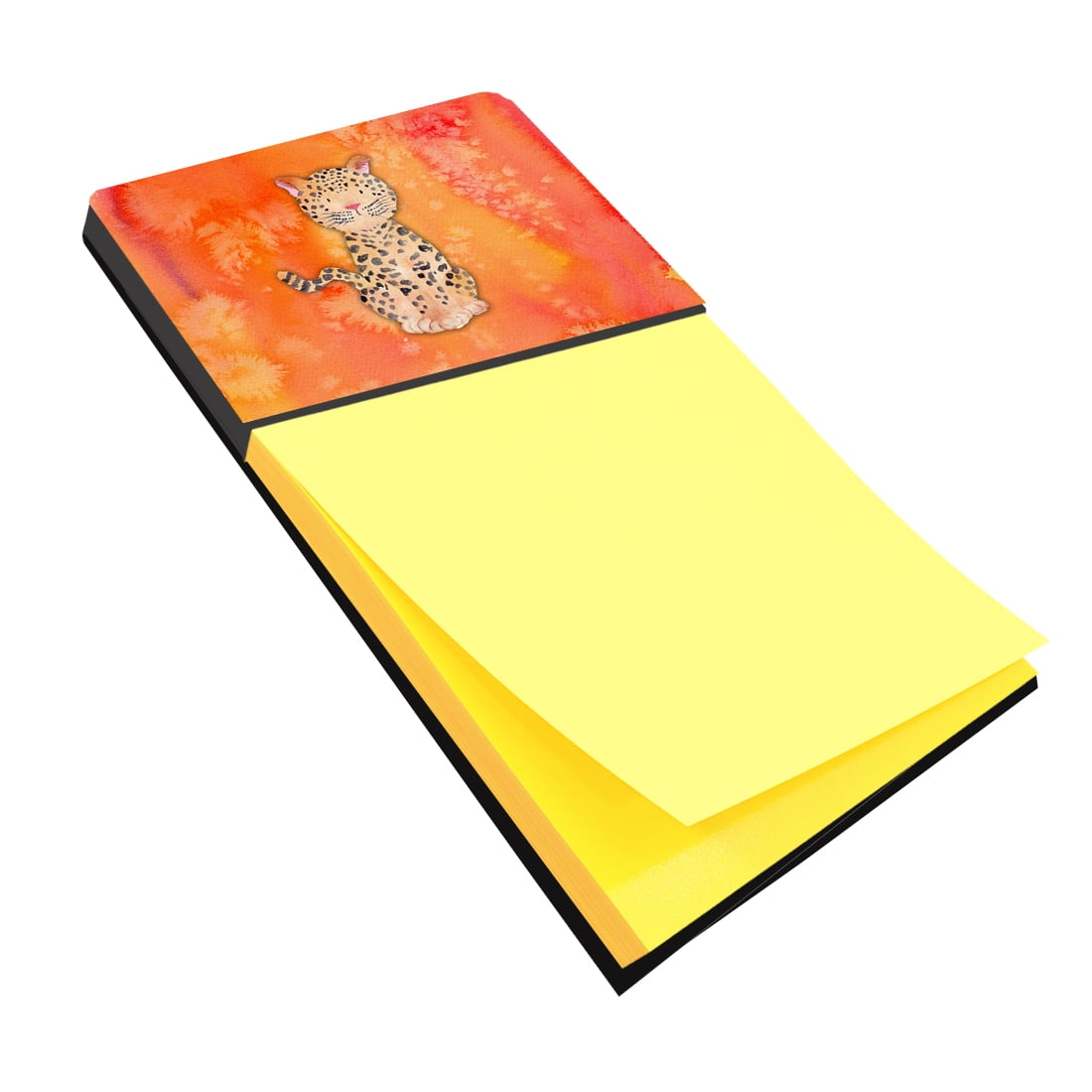 BB7396SN Leopard Watercolor Sticky Note Holder