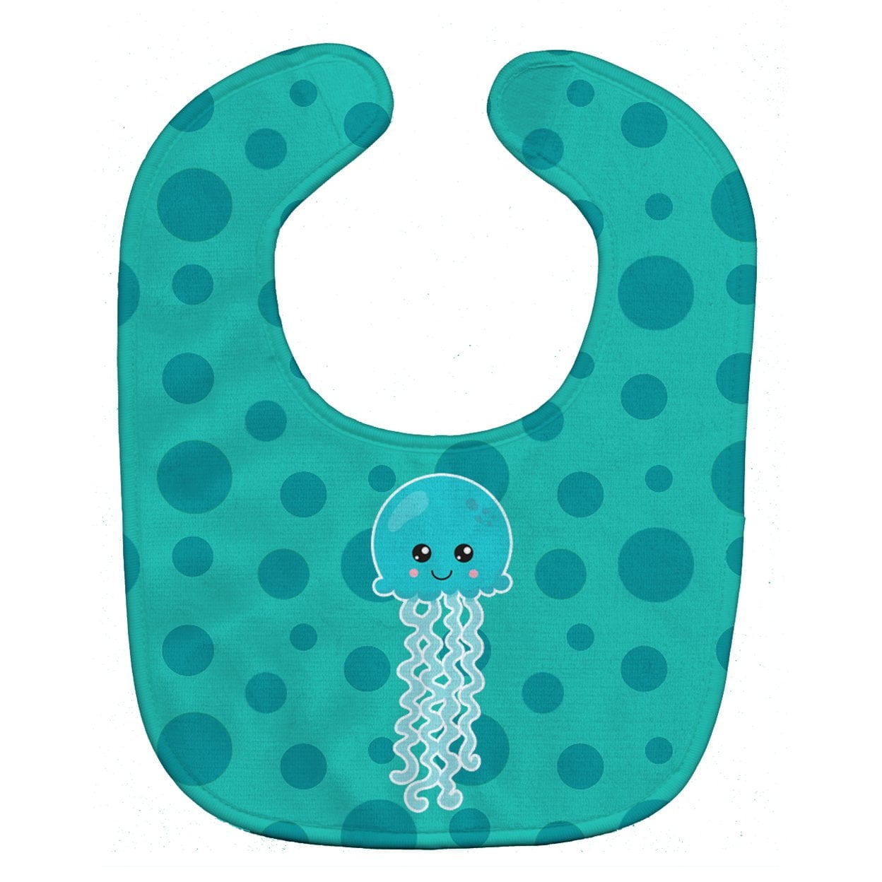 Ocean Jellyfish Blue Baby Bib