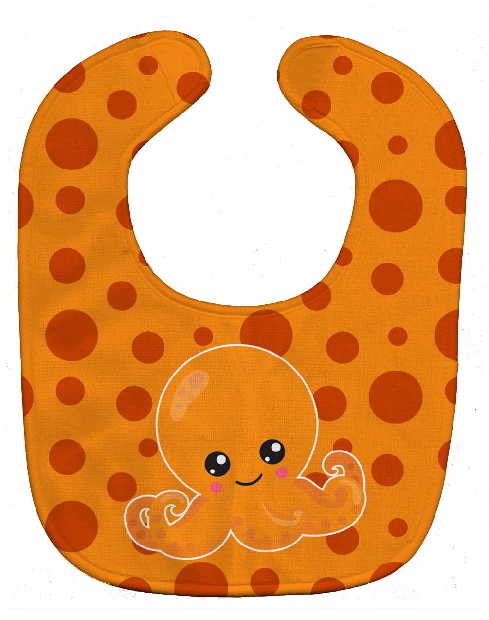 Ocean Octopus Orange Baby Bib