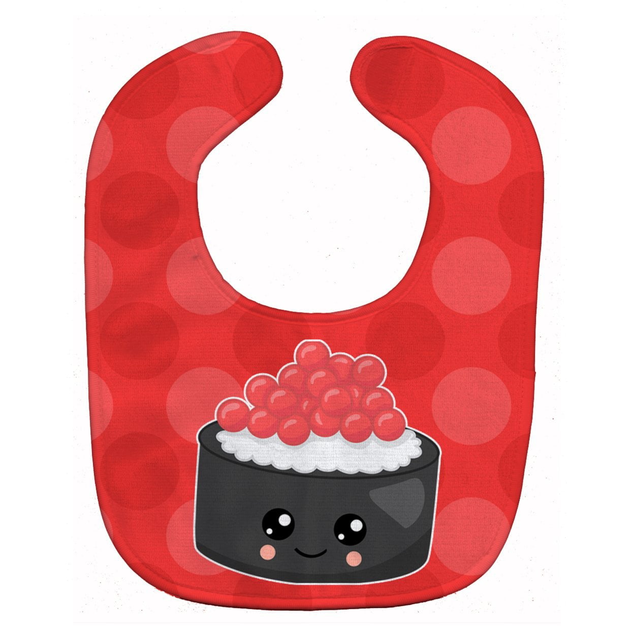 BB8803BIB Sushi Roll With Face Baby Bib