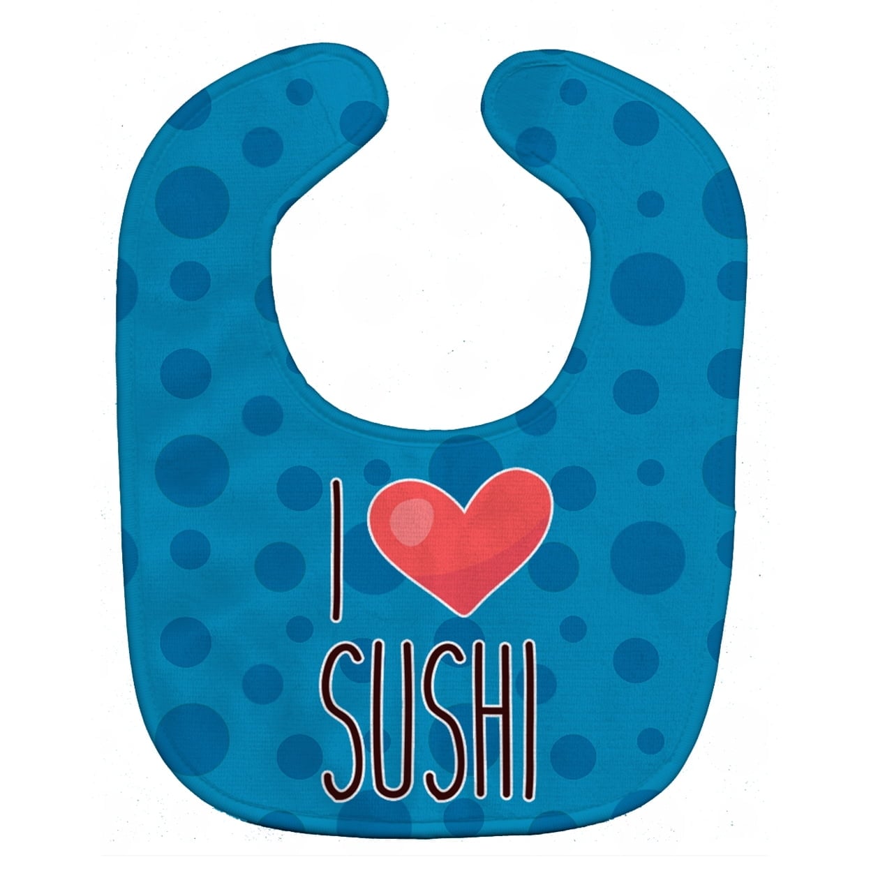 I Love Sushi Baby Bib