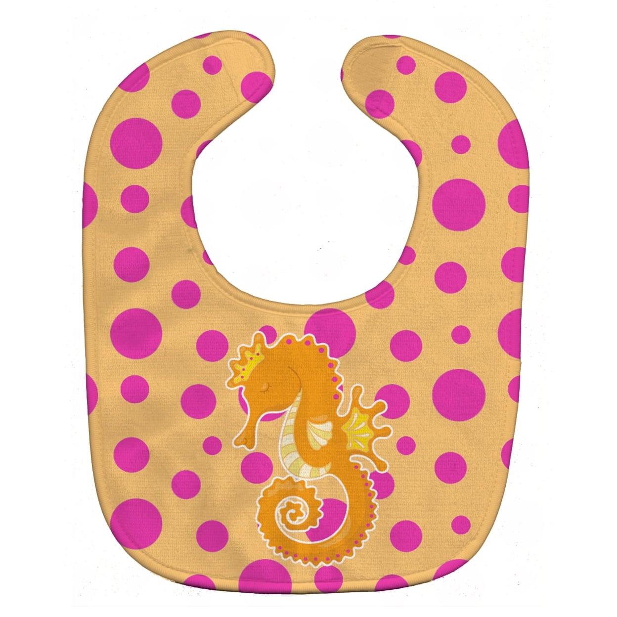 Beach Seahorse Baby Bib
