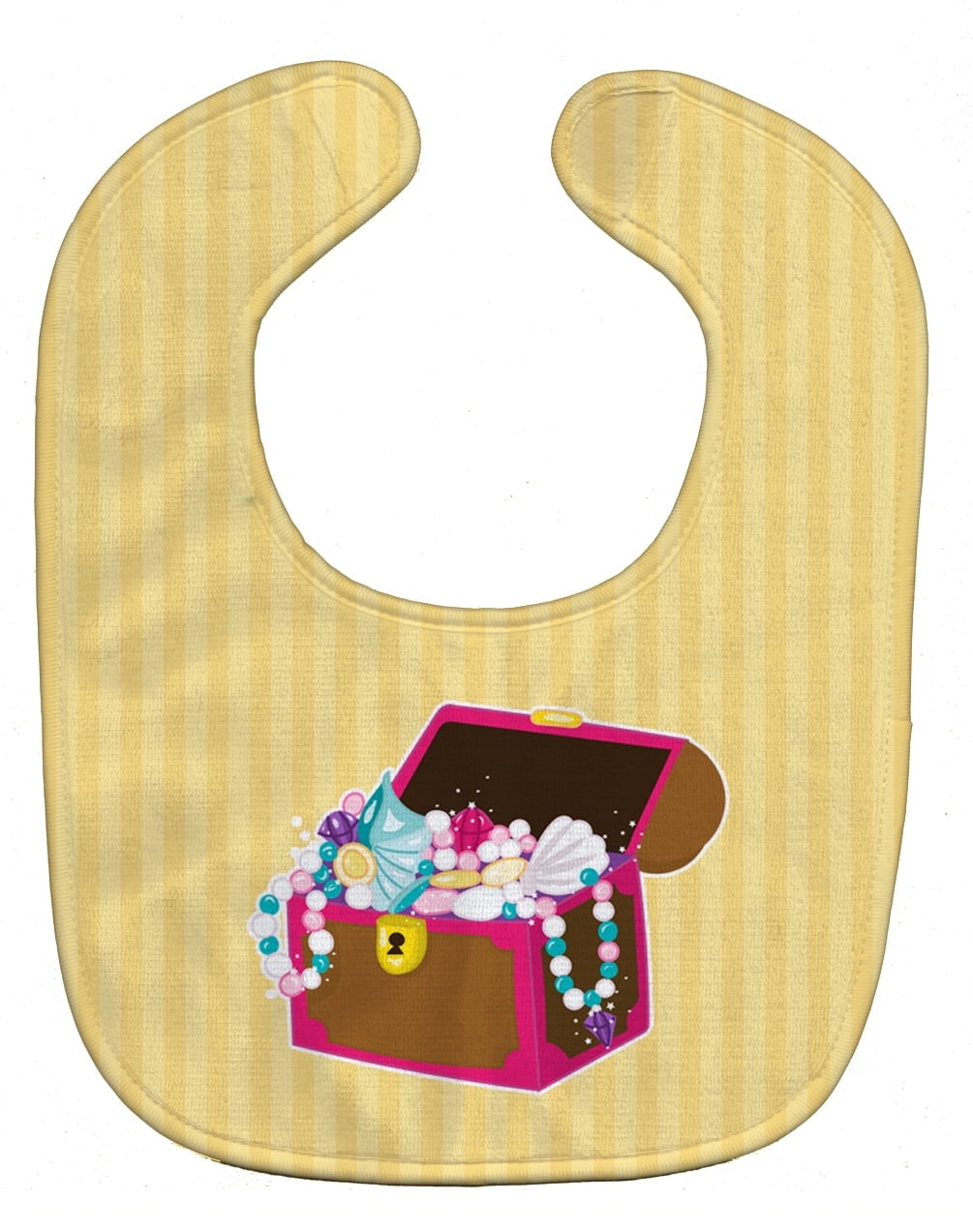 Beach Pirate Chest Baby Bib