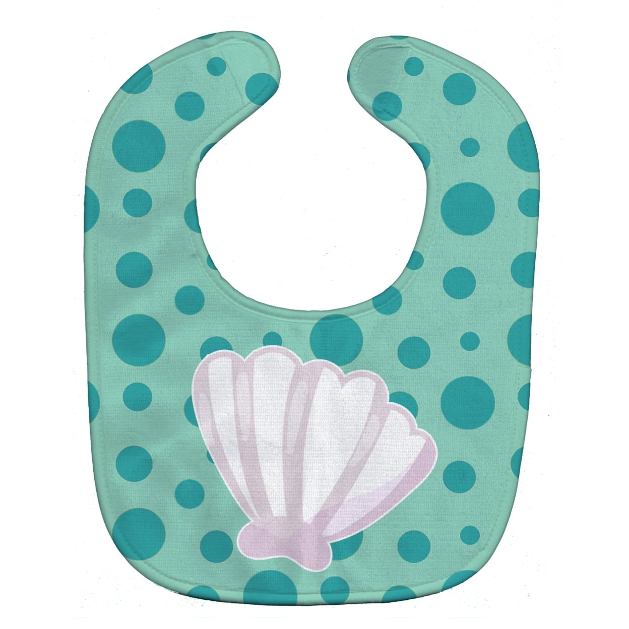 Beach Scallop Shell Baby Bib