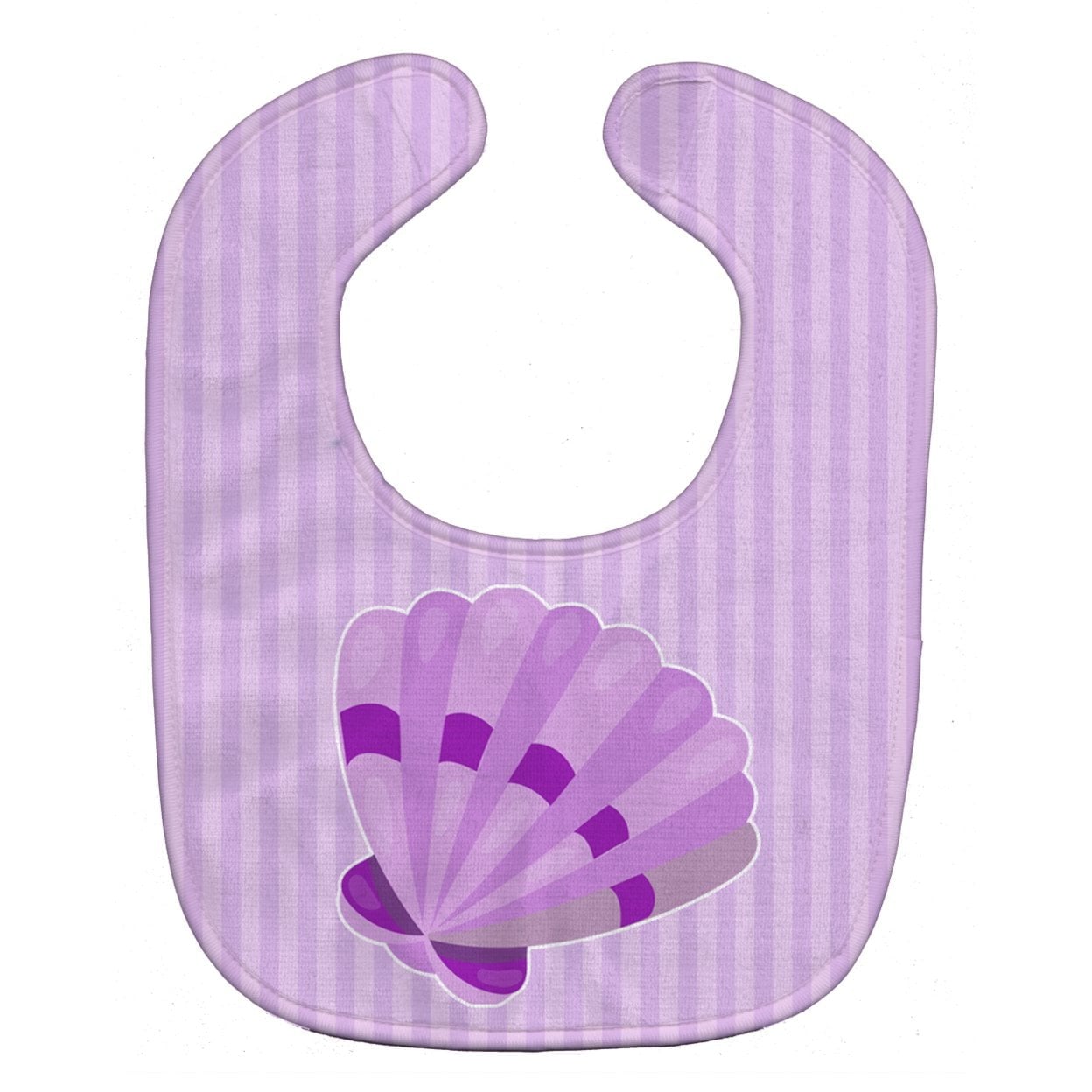 BB8843BIB Beach Scallop Shell Baby Bib