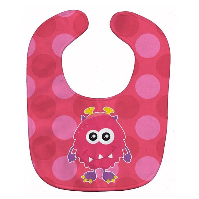 Monster Pink Baby Bib