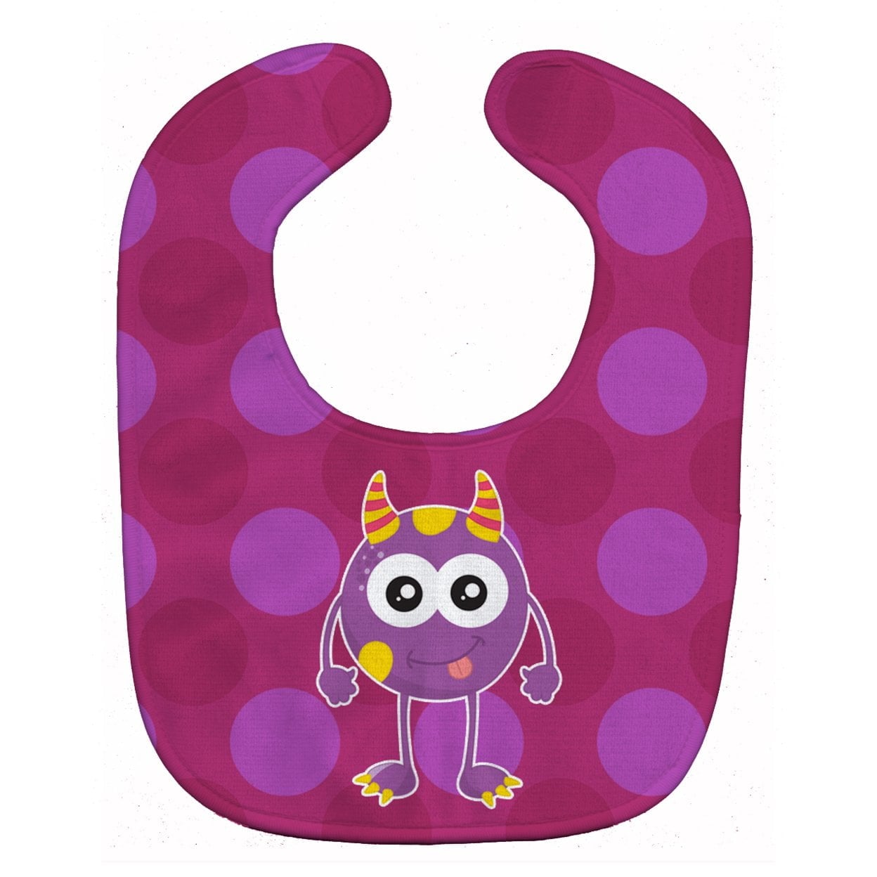 Monster Purple Baby Bib