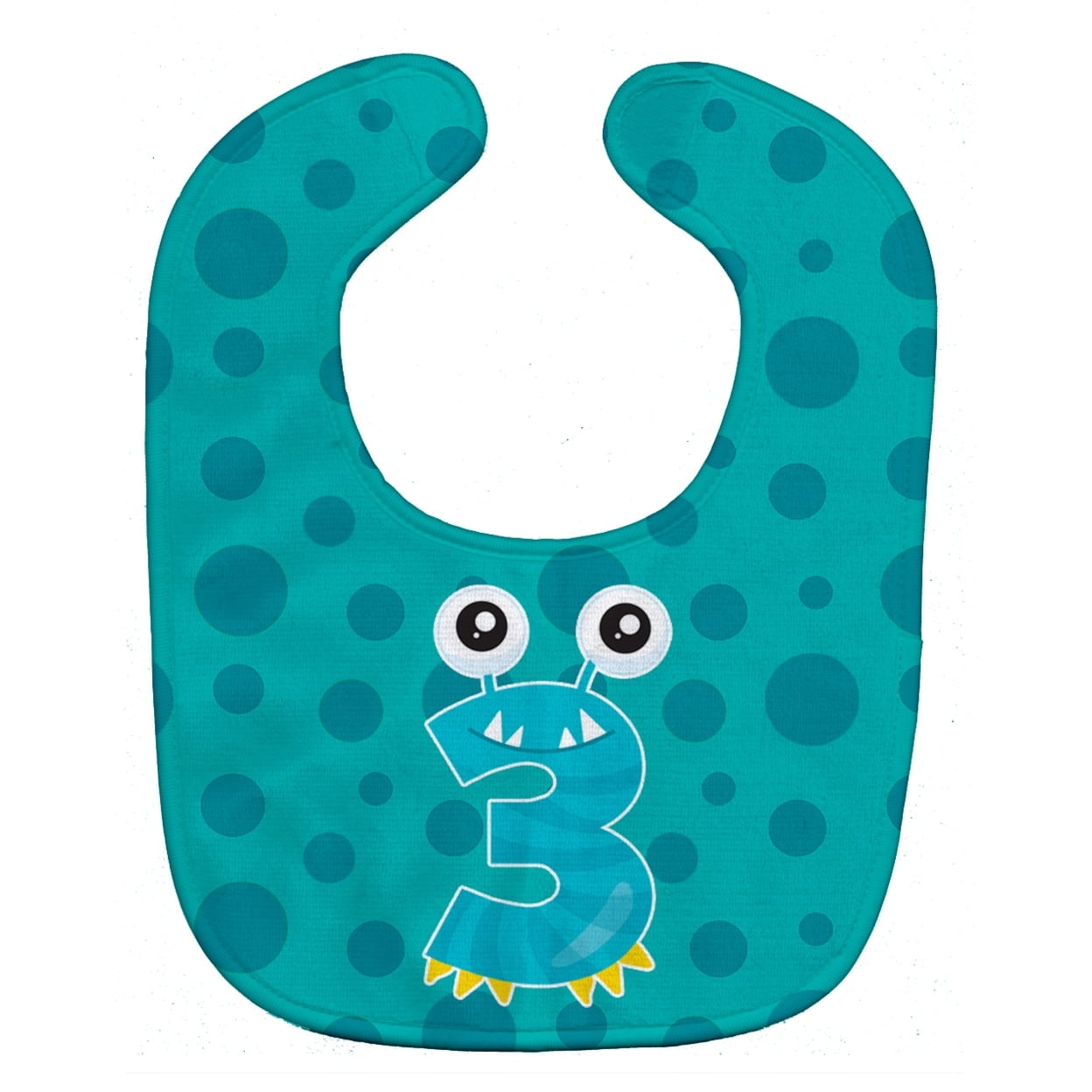 Monster Month 3 Baby Bib