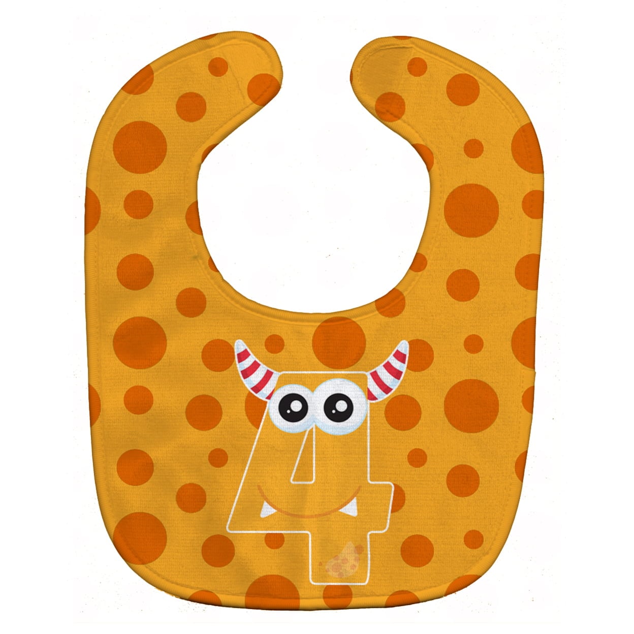 Monster Month 4 Baby Bib