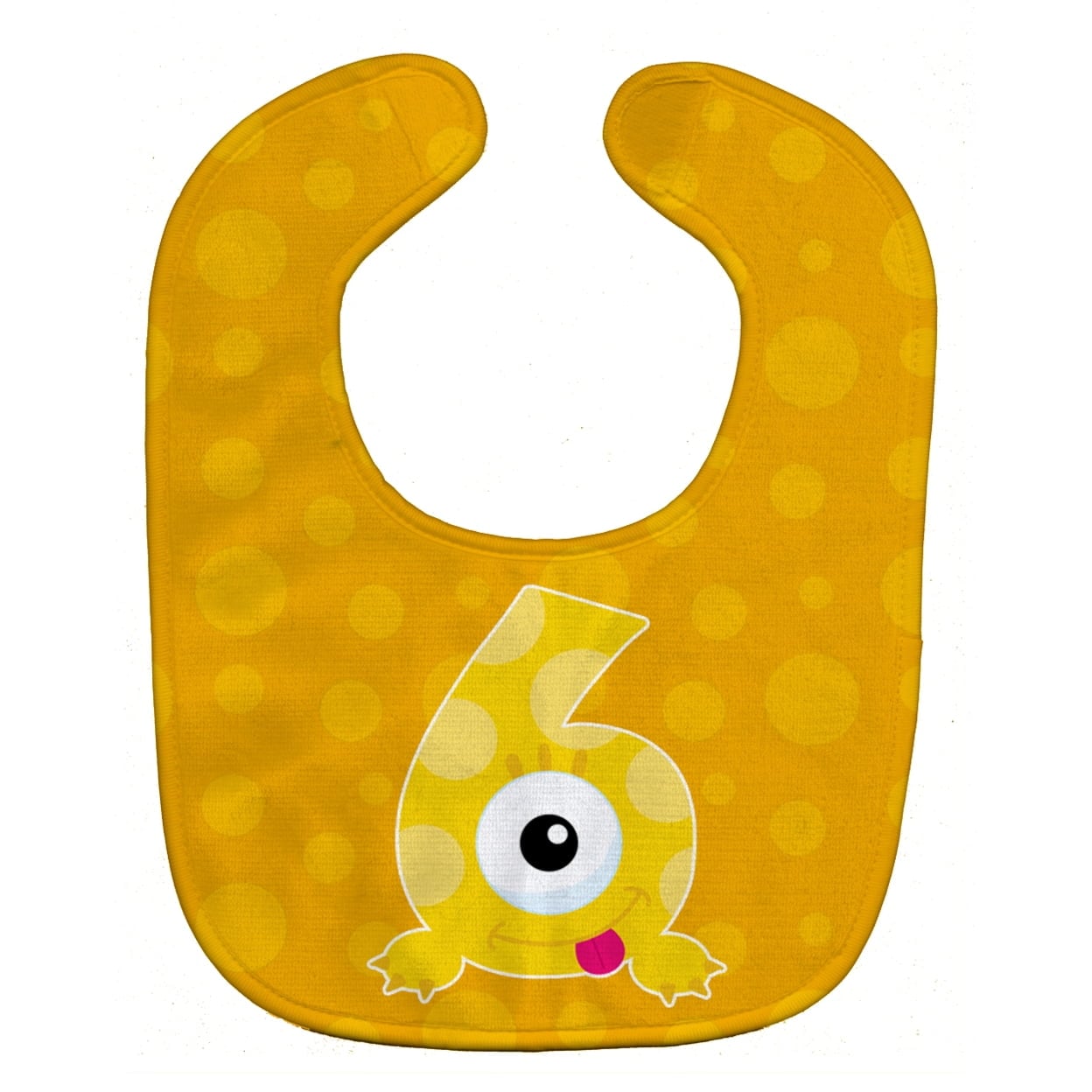 Monster Month 6 Baby Bib