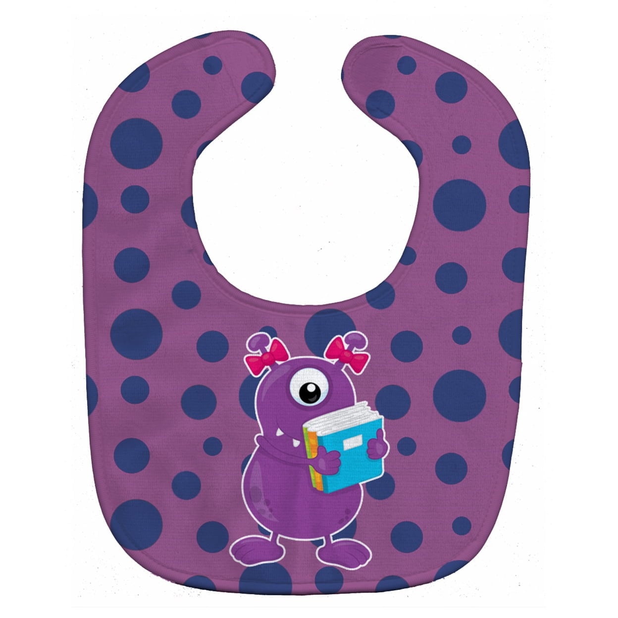 Monster Purple Baby Bib