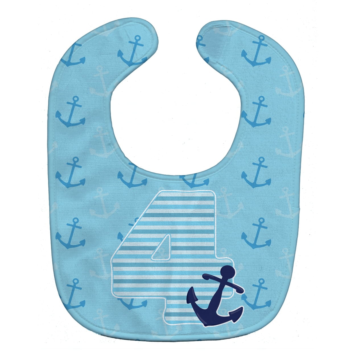 Nautical Month 4 Baby Bib
