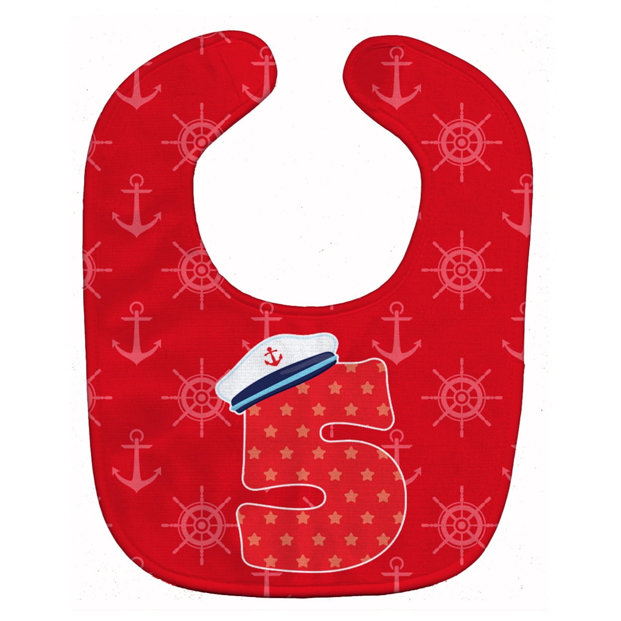 Nautical Month 5 Baby Bib