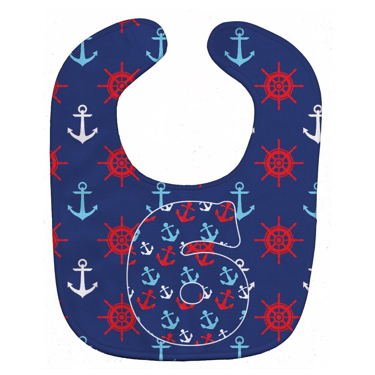 Nautical Month 6 Baby Bib