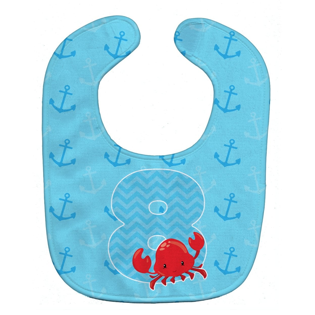 BB8879BIB Nautical Month 8 Baby Bib