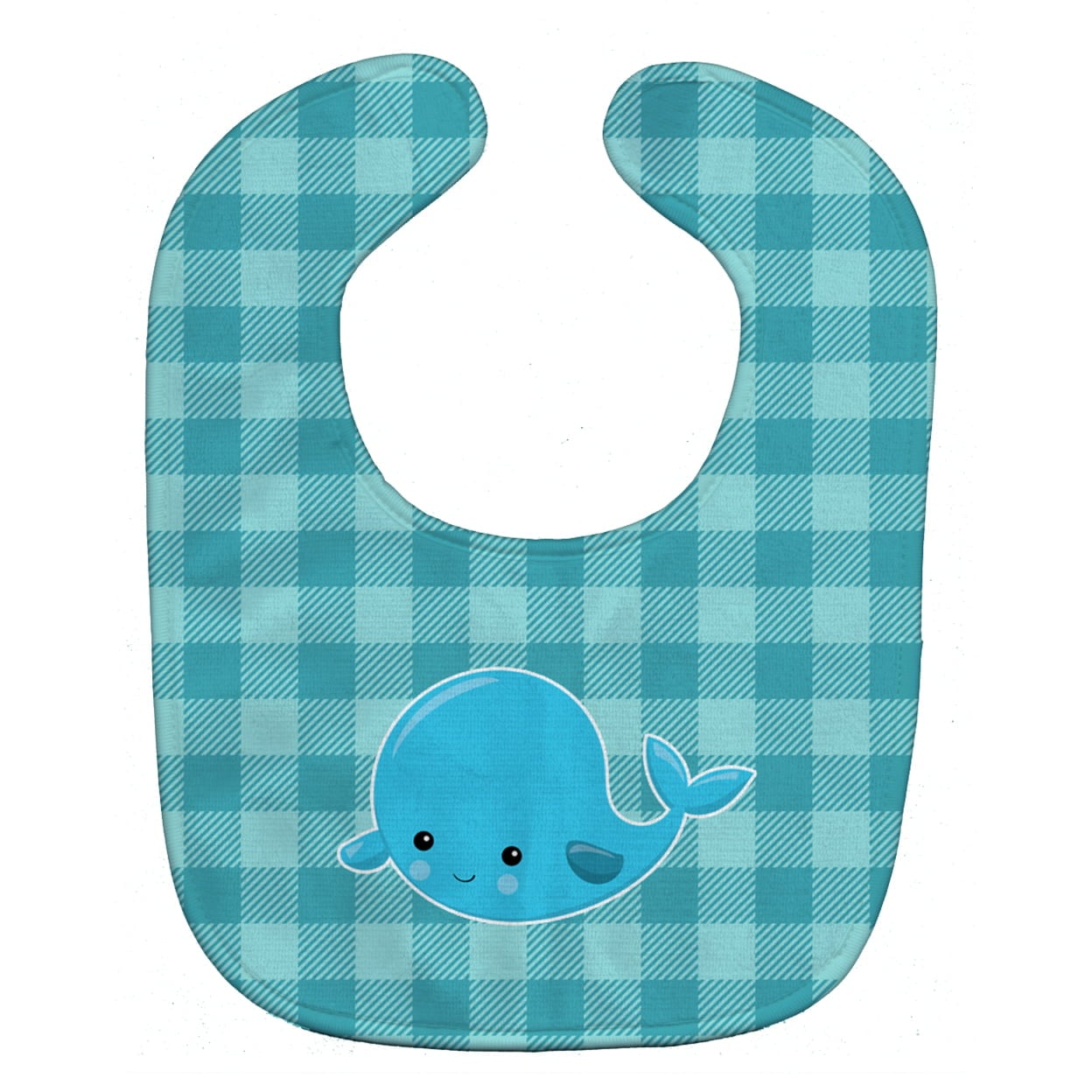 Nautical Whale Baby Bib