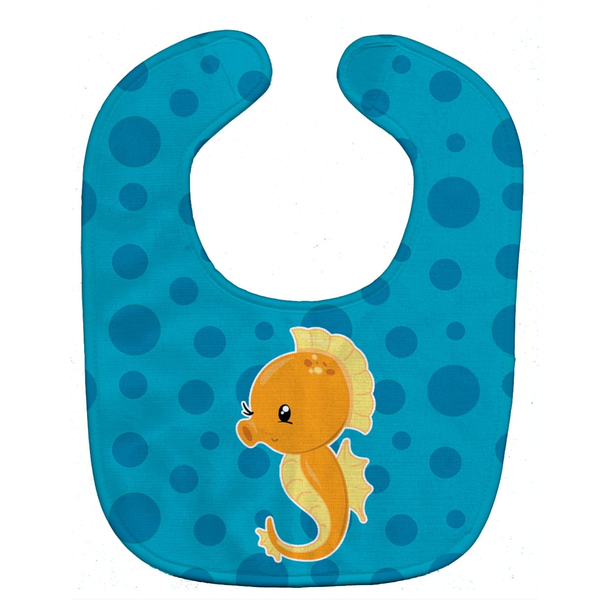 Nautical Seahorse Baby Bib
