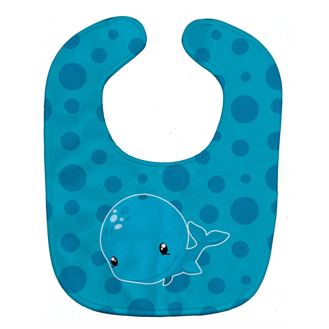 Nautical Whale Baby Bib