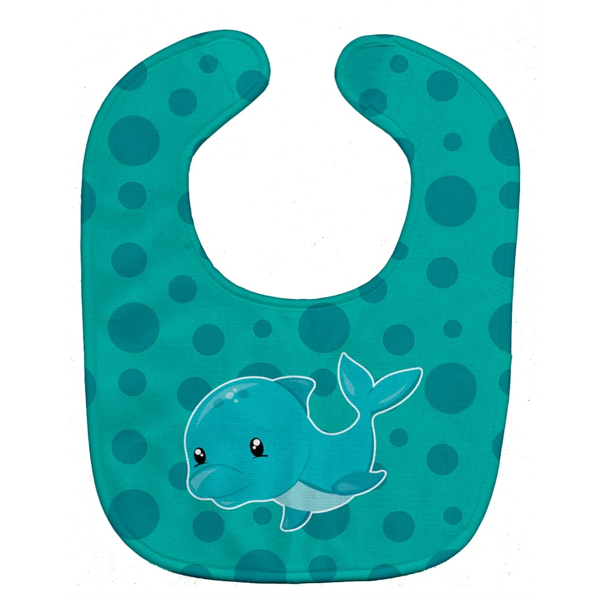 Nautical Dolphin Baby Bib