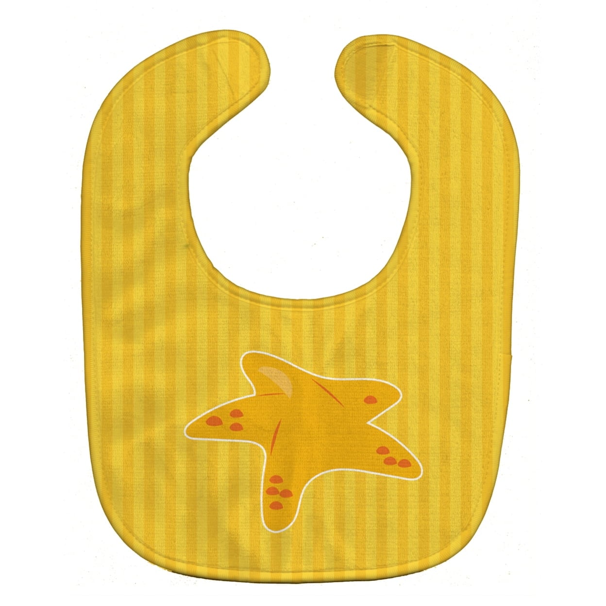 Nautical Starfish Baby Bib