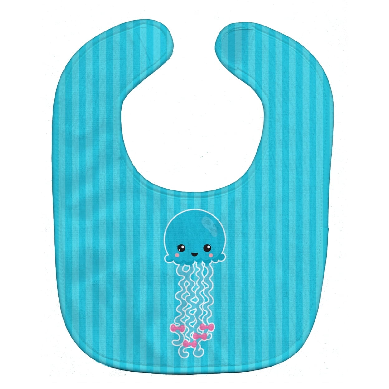 Nautical Blue Jellyfish Baby Bib
