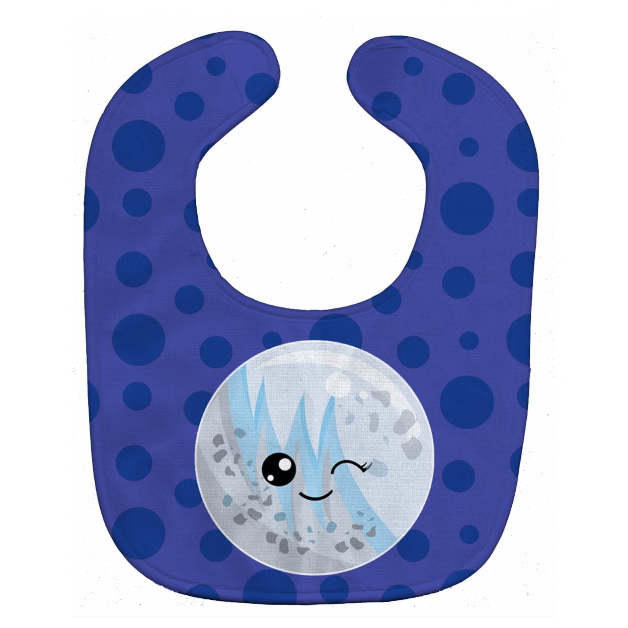 Planets Moon Baby Bib