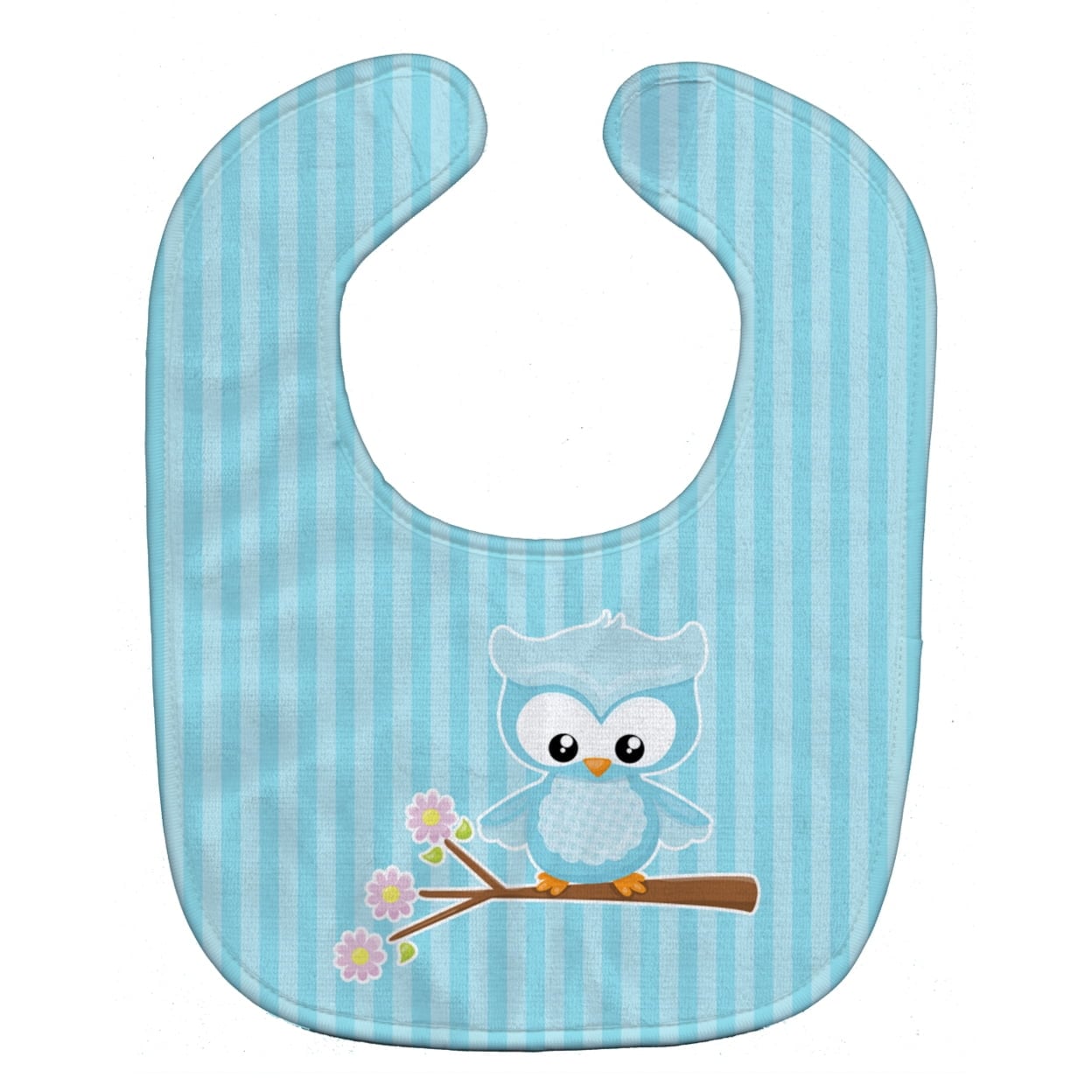 Girl Bird on Branch Baby Bib