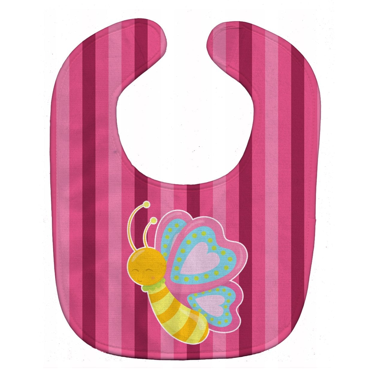 Butterfly Pink Baby Bib