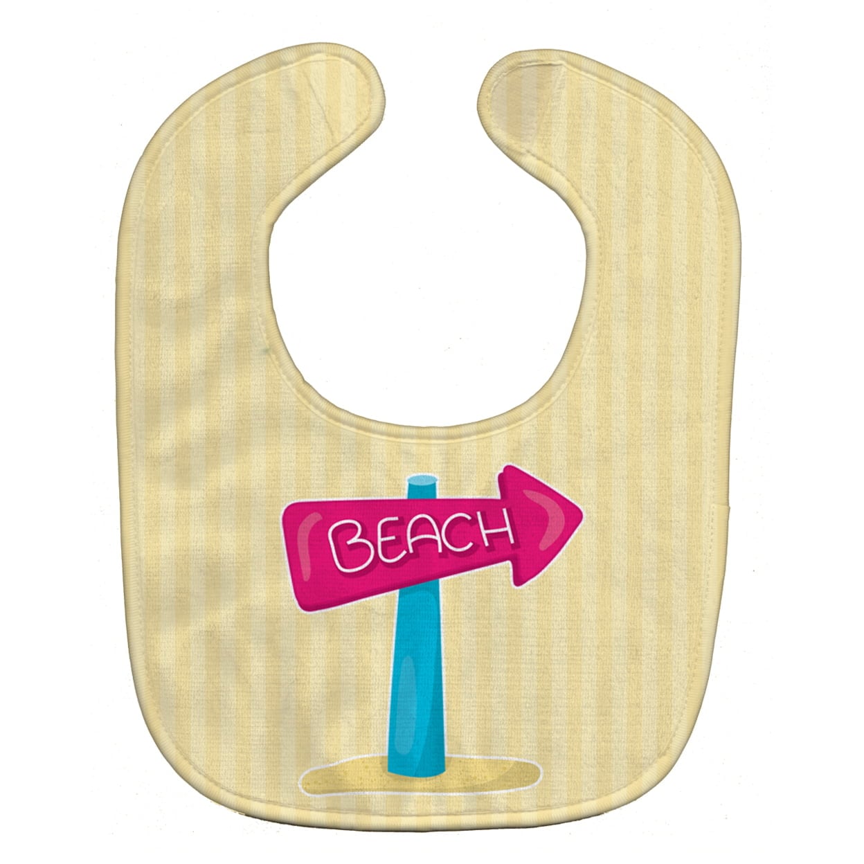 Beach Sign Baby Bib