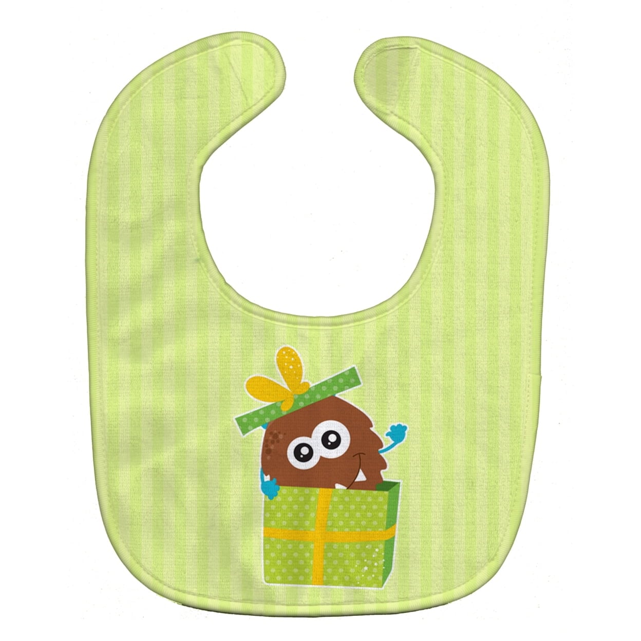 Birthday Monster Present Baby Bib